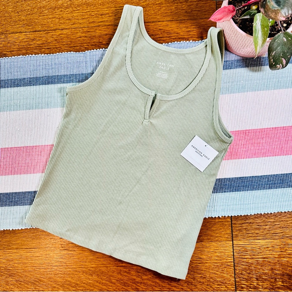 American Eagle NWT Green Tank Top